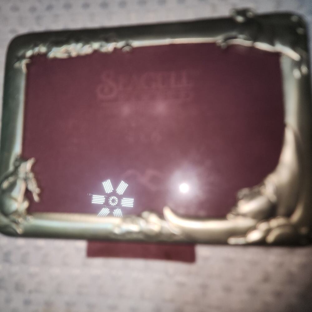 SEAGULL EUC ANIMAL DESIGN  PEWTER 4 X 6 PICTURE FRAMES SET OF 2 - Picture 2 of 5